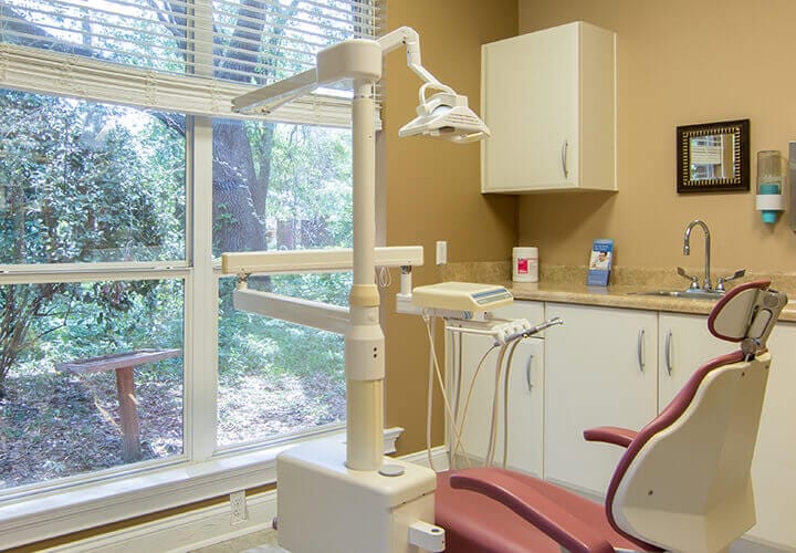 State-of-the-art dental treatment area
