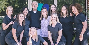 The Tallahassee dental team smiling